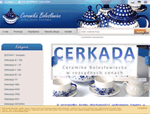 Tablet Screenshot of ceramika-boleslawiec.pl